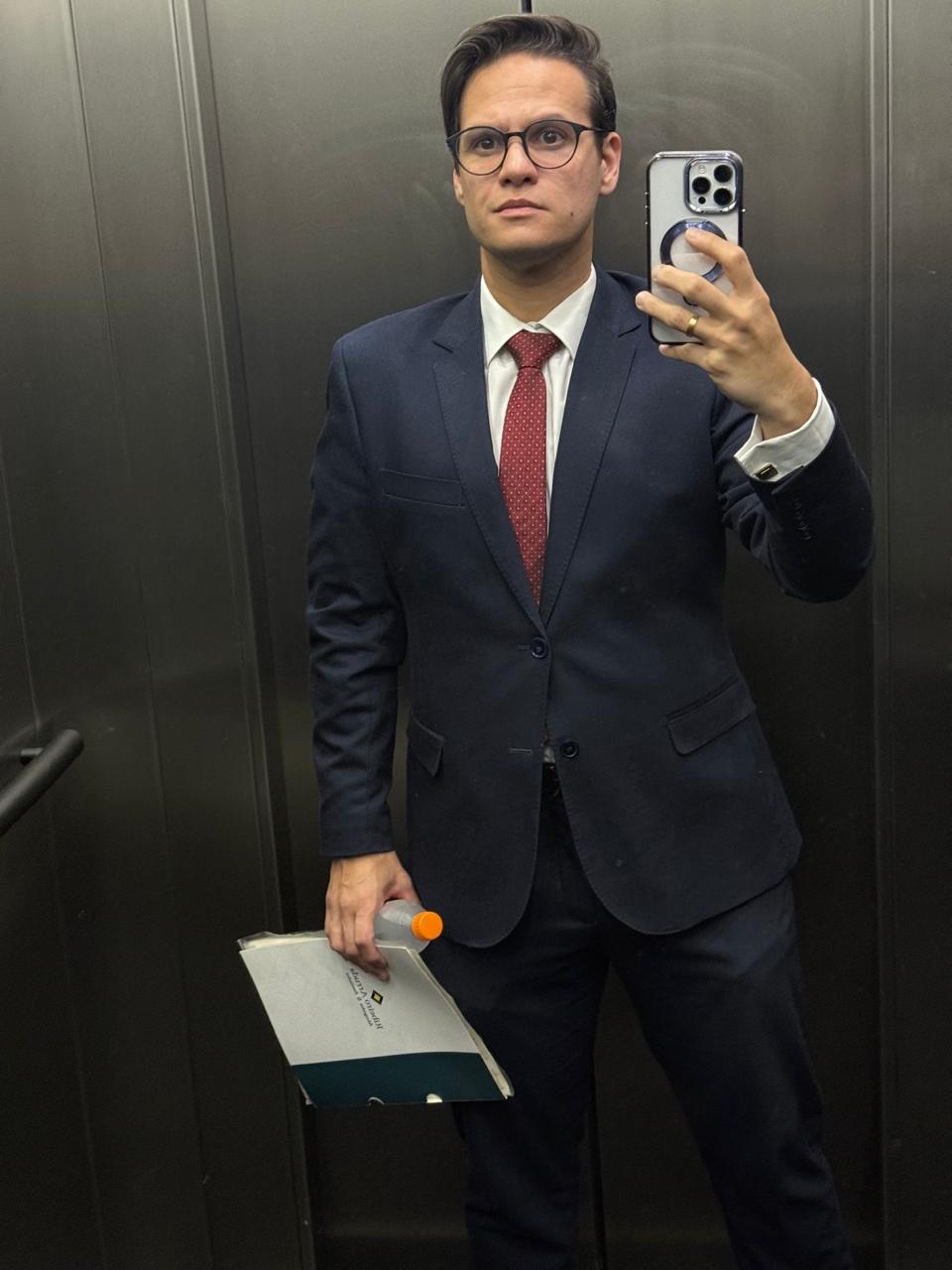 Lucas Ribeiro Arruda em registro da rotina profissional